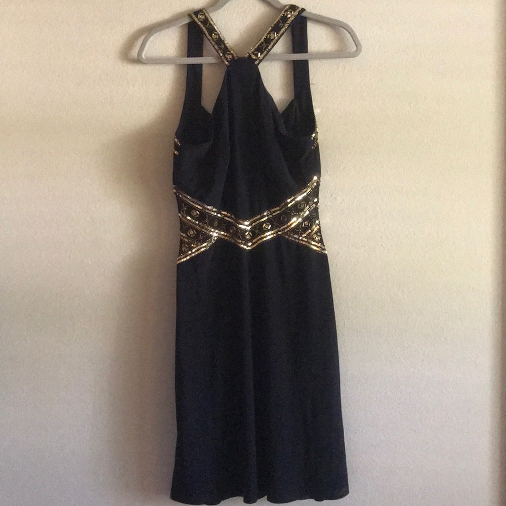 Navy blue Homecoming dress